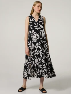 Midikleid aus Leinen