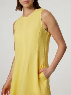 Midikleid aus Leinen