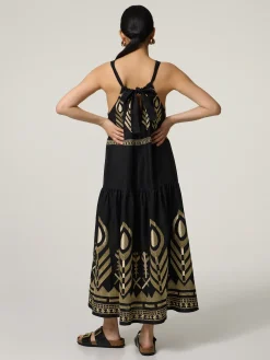 Midikleid aus Leinen