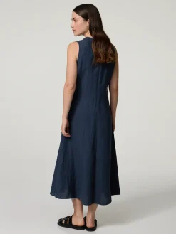 Midikleid aus Leinen