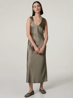 Midikleid aus Satin SASUMMA