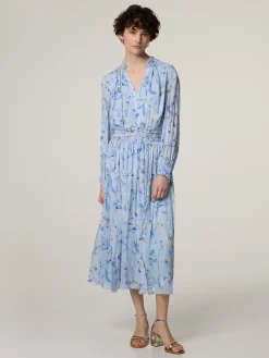 Midikleid aus Seide DAKELINA