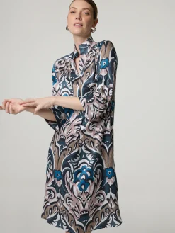 Midikleid aus Seide KAMILLESDA