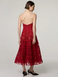 Midikleid aus Spitze