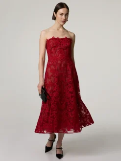 Midikleid aus Spitze