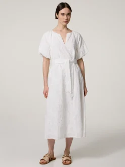 Midikleid aus Viskose