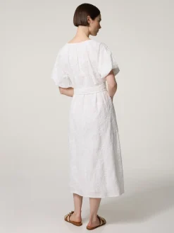 Midikleid aus Viskose