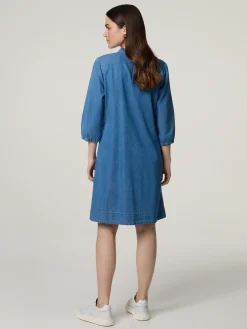 Midikleid im Denim-Look