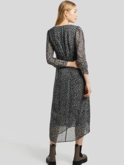 Midikleid mit Allover-Print