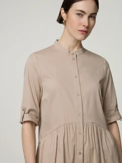 Midikleid mit Baumwolle