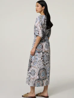 Midikleid mit Baumwolle