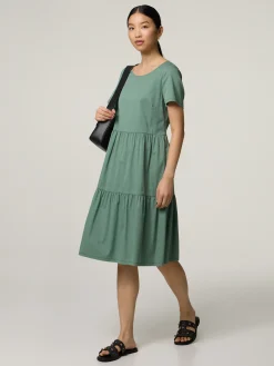 Midikleid mit Baumwolle