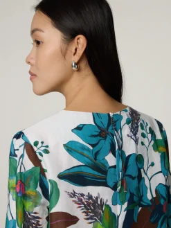 Midikleid mit Floralprint