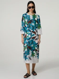 Midikleid mit Floralprint