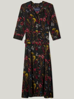 Midikleid mit Flower-Print