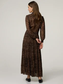 Midikleid mit Leo-Print