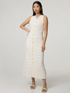 Midikleid mit Lochstrick CIMEA