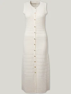 Midikleid mit Lochstrick CIMEA