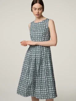 Midikleid mit Muster