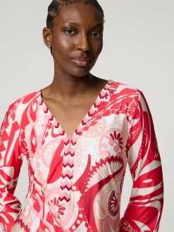 Midikleid mit Muster