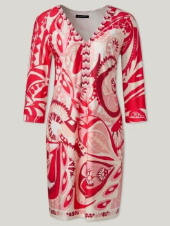 Midikleid mit Muster