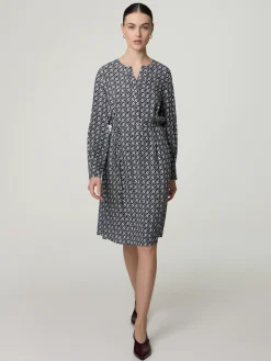 Midikleid mit Muster