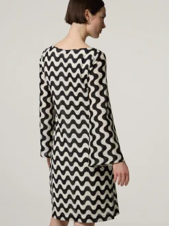 Midikleid mit Muster