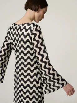 Midikleid mit Muster