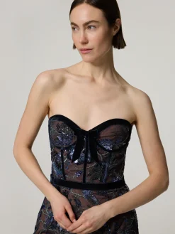 Midikleid mit Pailletten CLIMBING