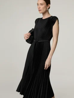 Midikleid mit Plissee