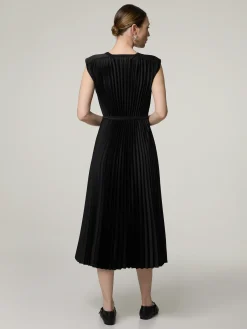 Midikleid mit Plissee