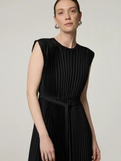 Midikleid mit Plissee