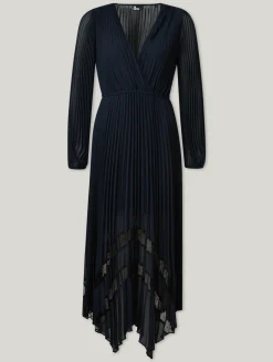 Midikleid mit Plissee