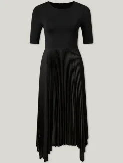 Midikleid mit plissiertem Jupe