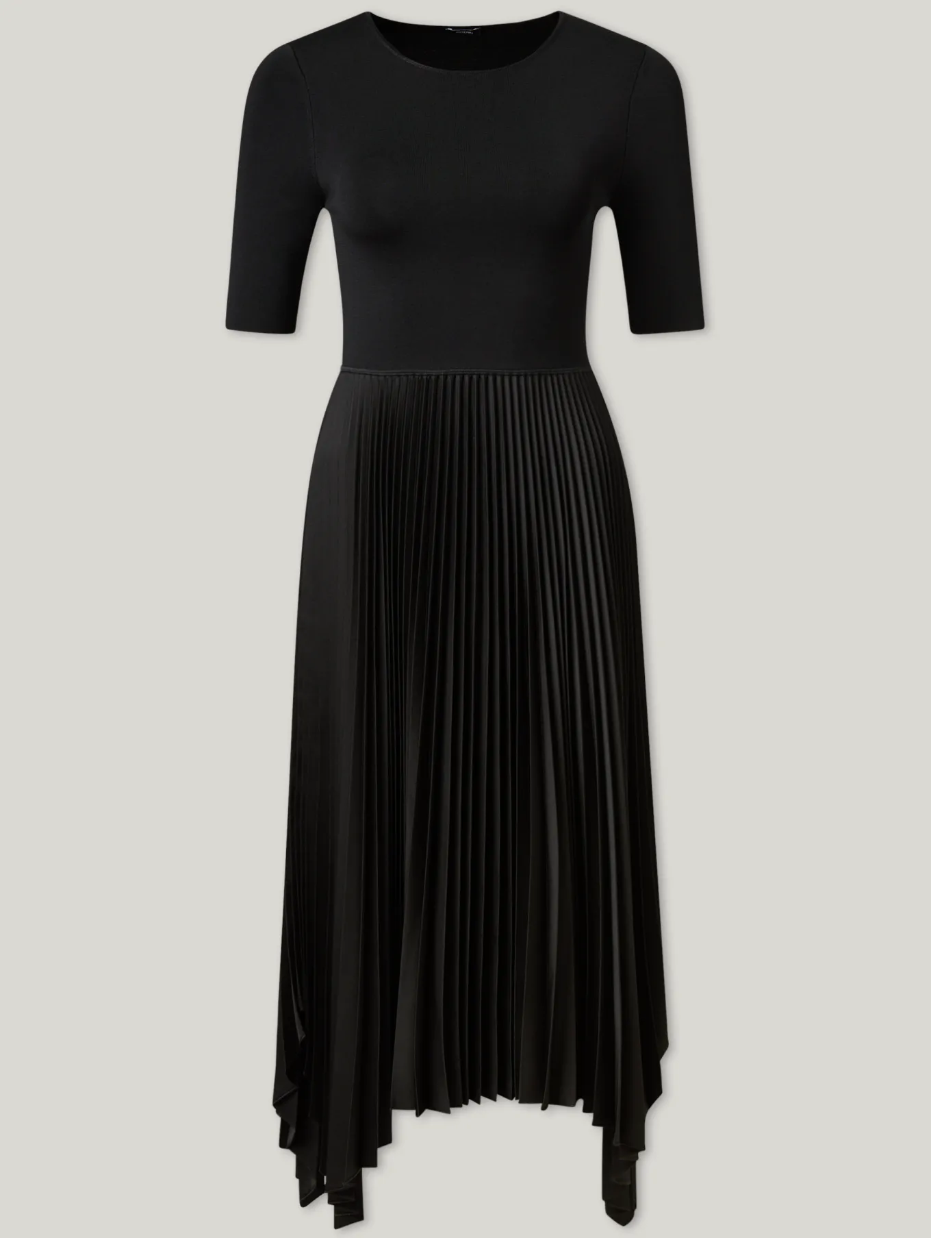 Midikleid mit plissiertem Jupe