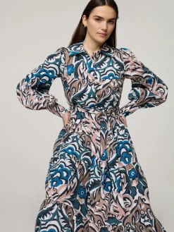 Midikleid mit Print ROSETTA