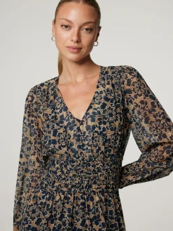 Midikleid mit Seide BERENICEDEA