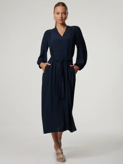 Midikleid mit Seide ELISIR