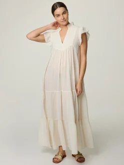 Midikleid mit Volant