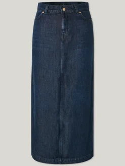 Midirock aus Denim STORMY