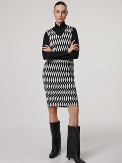 Midistrickkleid CIDARLI