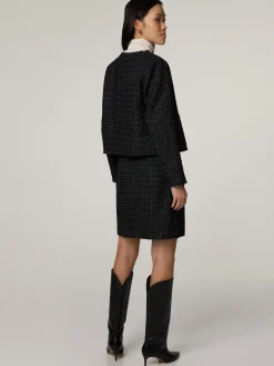 Minijupe aus Bouclé