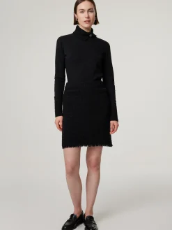 Minijupe aus Bouclé