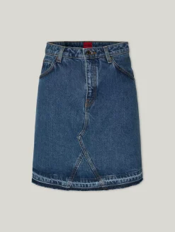 Minijupe aus Denim
