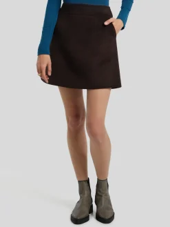 Minijupe aus Wolle LOREA