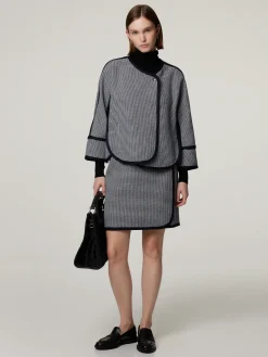 Minijupe in Wickeloptik