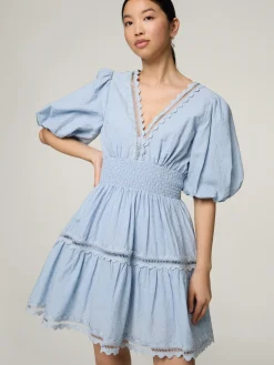 Minikleid aus Baumwolle