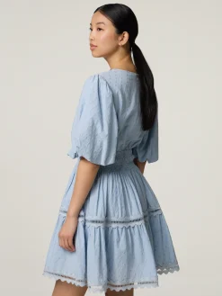 Minikleid aus Baumwolle