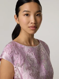 Minikleid aus Brokat