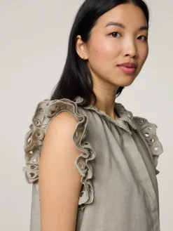 Minikleid aus Leinen